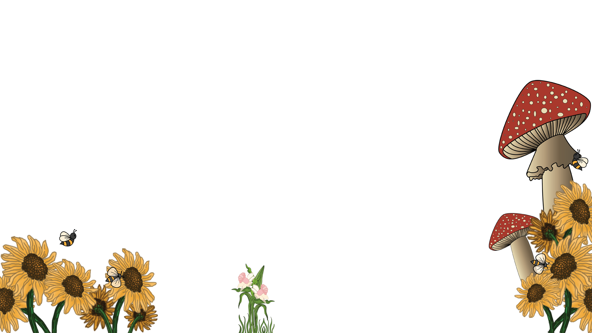 Additional foreground layer with decorative plants and fauna